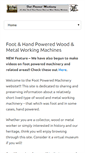 Mobile Screenshot of footpoweredmachinery.com